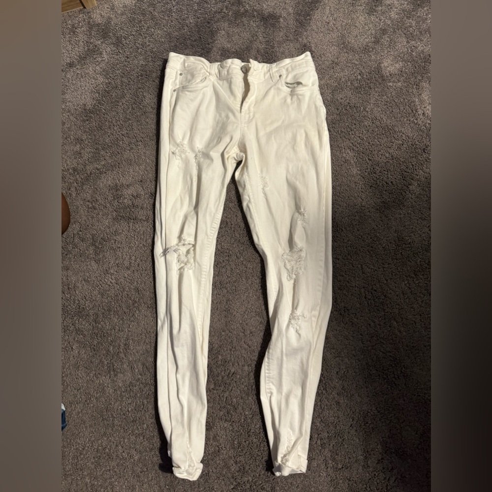 White jeans